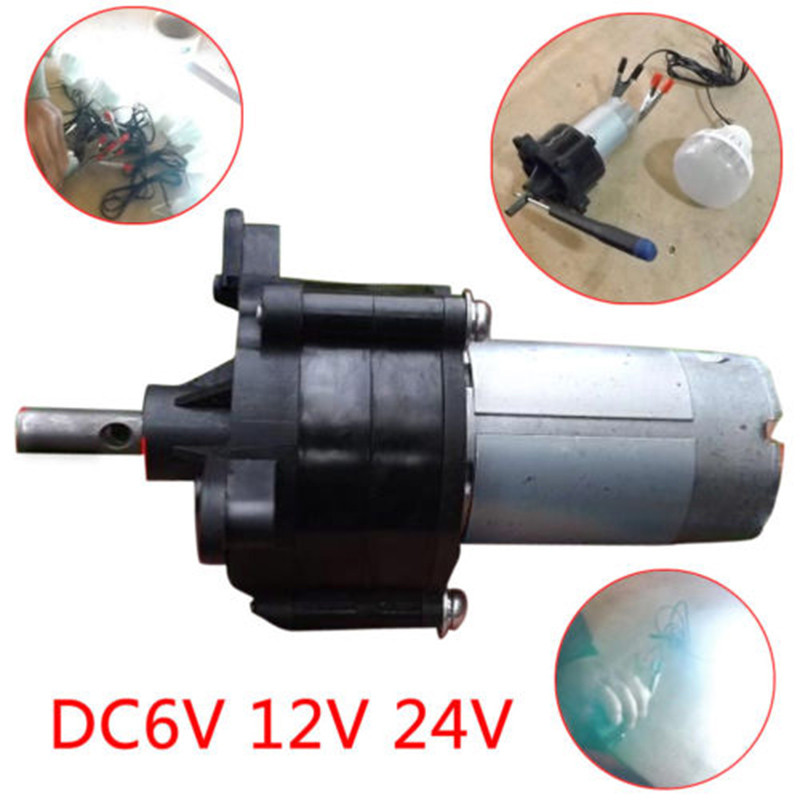1Pcs Wind Turbine Generator Kit Micro Hand Dynamo Generator DC 5V-24V 1500mA 20W Generator For Stand