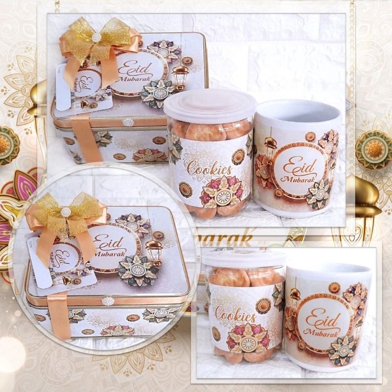 READY paket hampers lebaran / hampers idul fitri / kardus lebaran hardbox / paket kaleng lebaran mur