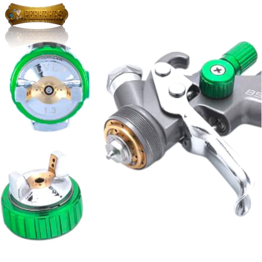 Spray Gun Original Auarita L -898-2 LVLP Nozzle 1.3 mm untuk cat body mobil motor Premium