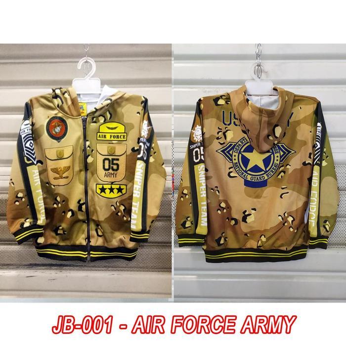 Jaket Anak Air Force Army / Sweater Anak Air Force Army - JA-001 Army, 12
