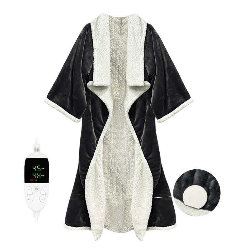 Winter wearable electric blanket shawl with sleeve cover blanket m blanket portable wearable office 