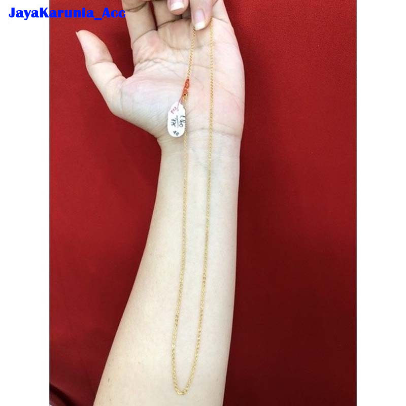 diskon....Kalung nori emas muda asli 24karat dewasa 1gram kadar 700 ada surat gratis dompet