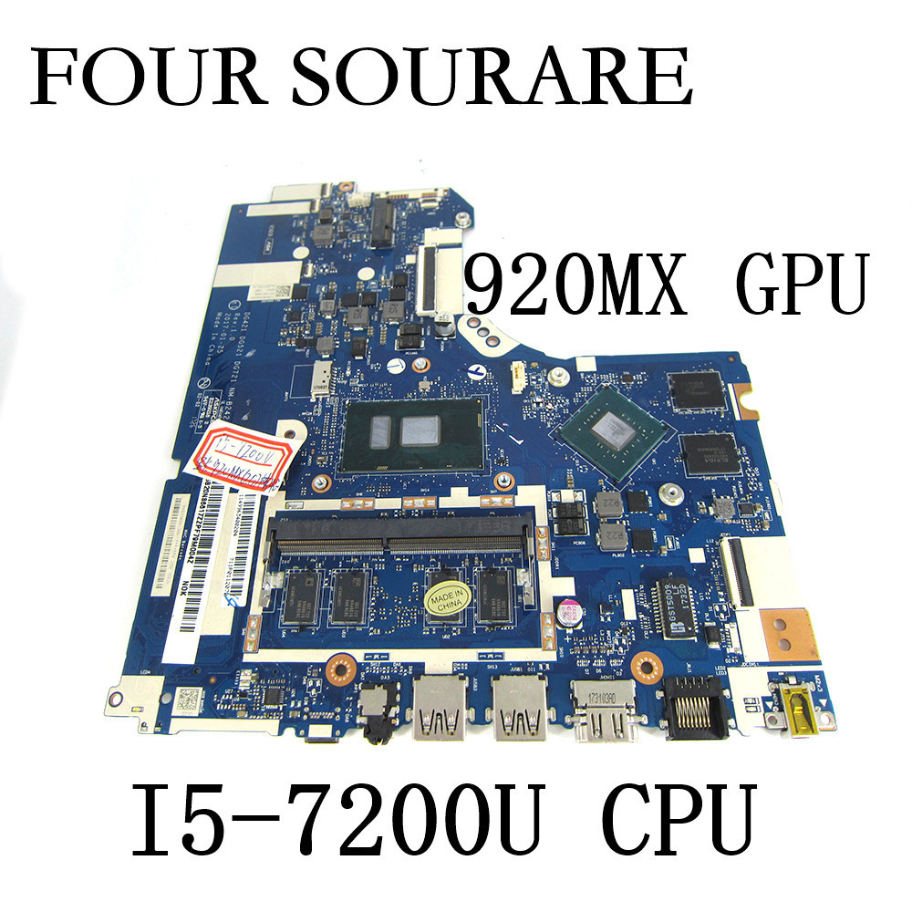 For Lenovo ideapad 520-15IKB 320-15ISK Laptop Motherboard I5-7200U CPU 4GB RAM 920MX GPU DG421 DG521