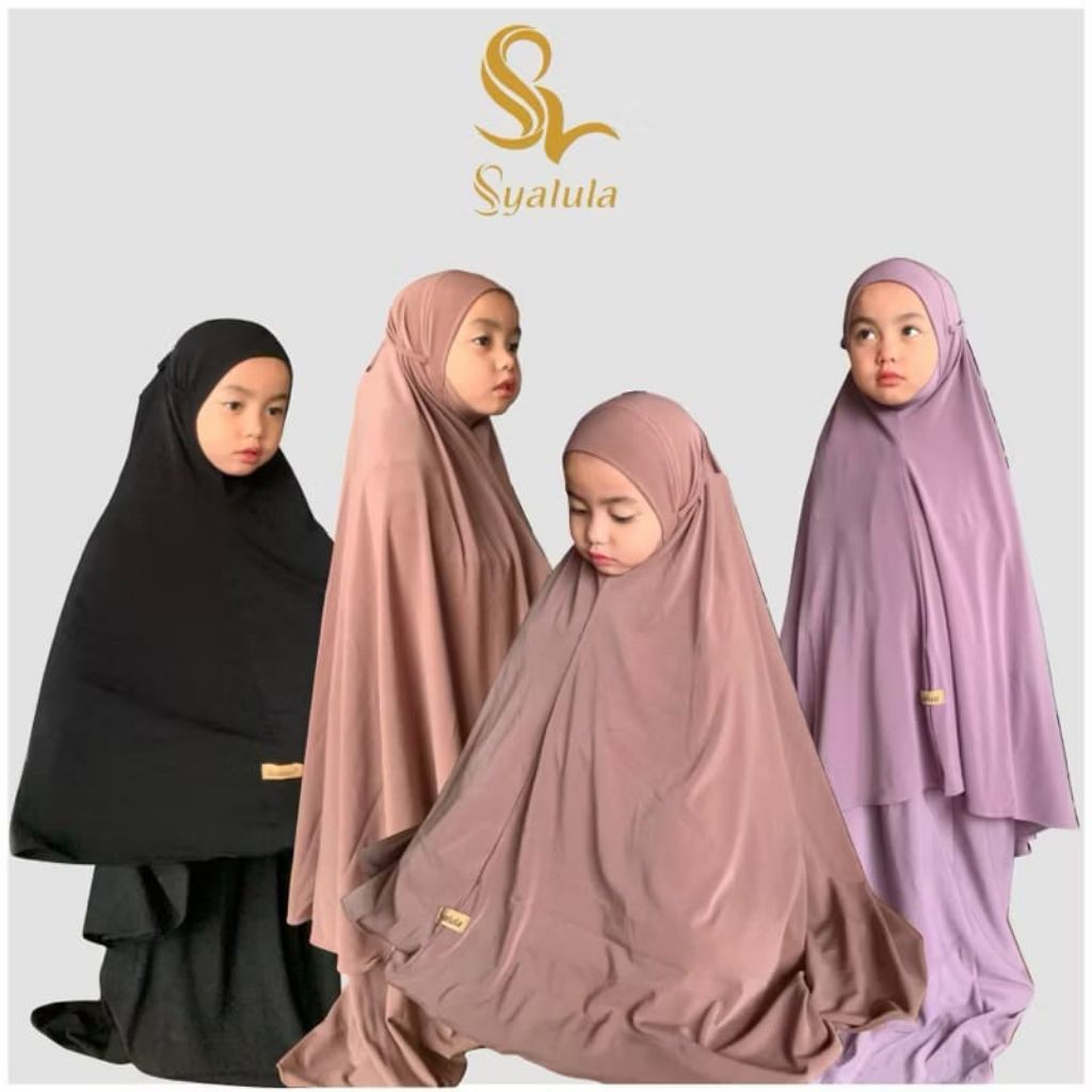 PROMO Mukena Anak Tanggung Usia 6-13 Tahun - Mukenah Anak Jersey Premium