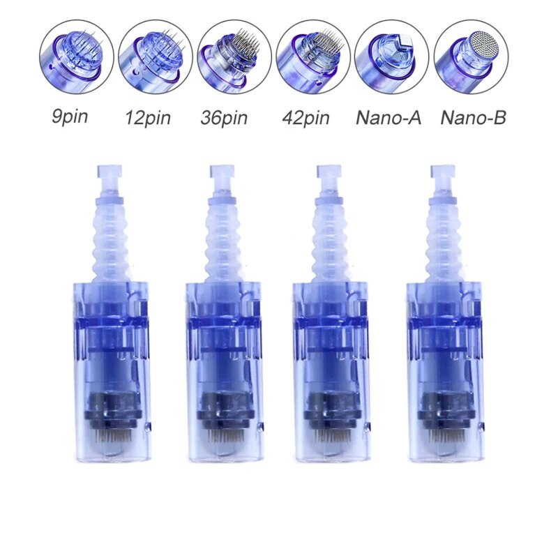 10/50/100pcs 12/36pin Dermapen Needle Cartridge Micrneedle Nano Tip for Dermapen A6 Cartridge Needle