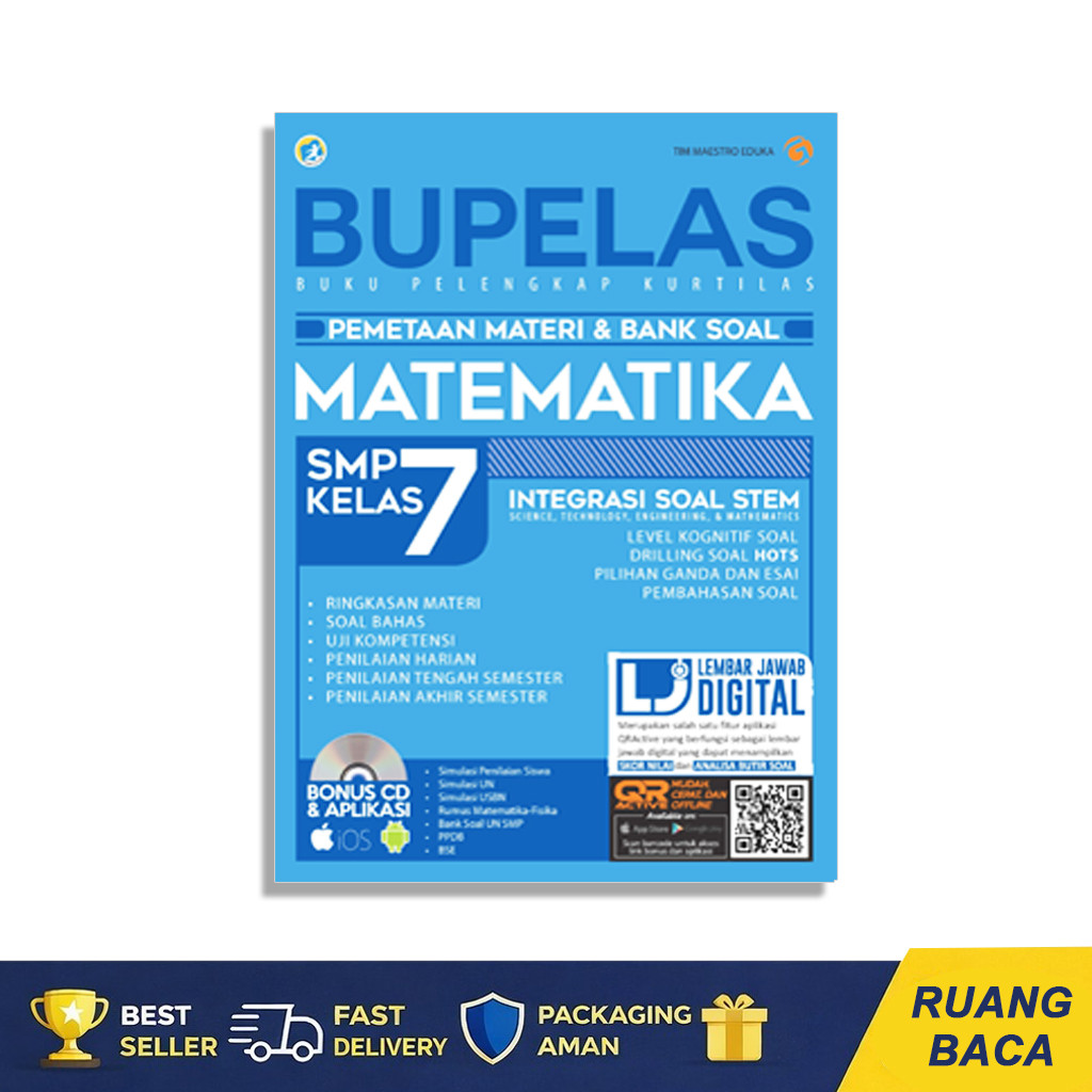 BUKU PELAJARAN SMP - BUPELAS PEMETAAN MATERI & BANK SOAL MATEMATIKA SMP KELAS 7