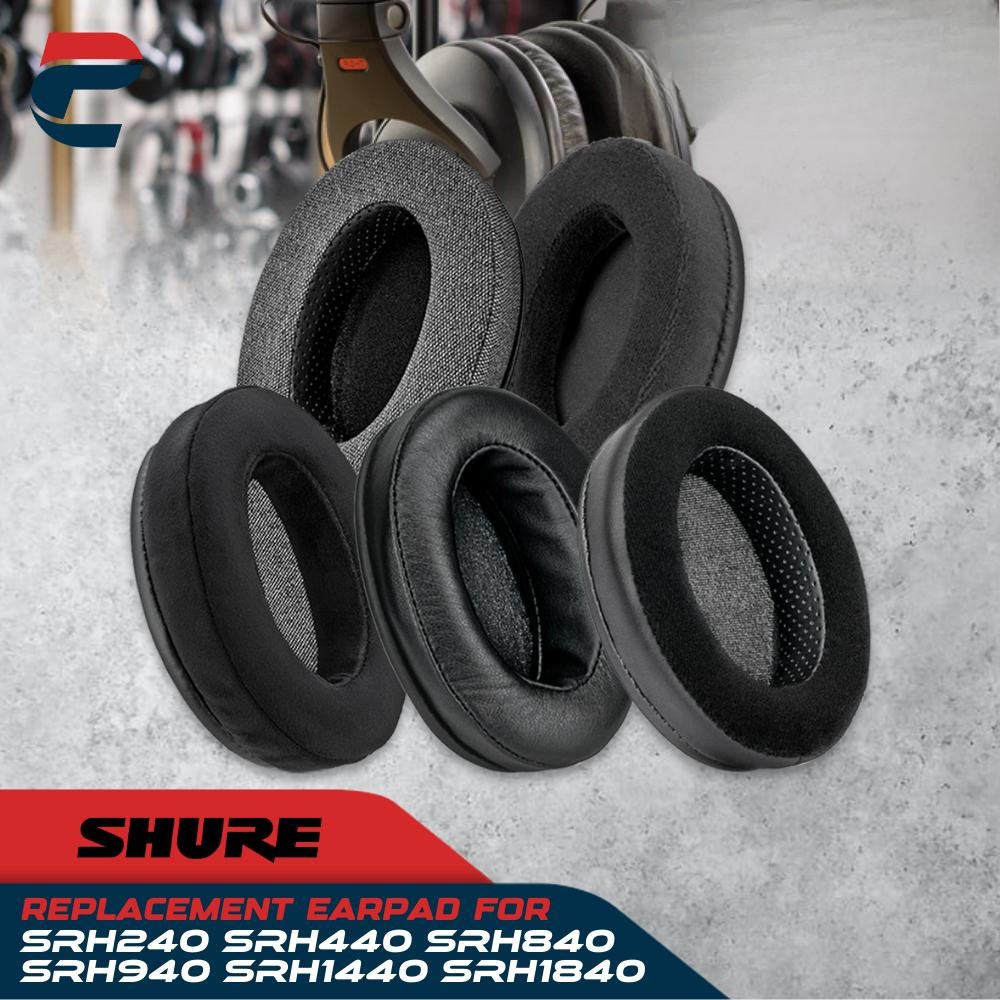 Earcup Ear Cushion Earpad Foam Pad SHURE SRH440 SRH 440 SRH-440 Busa Bantalan