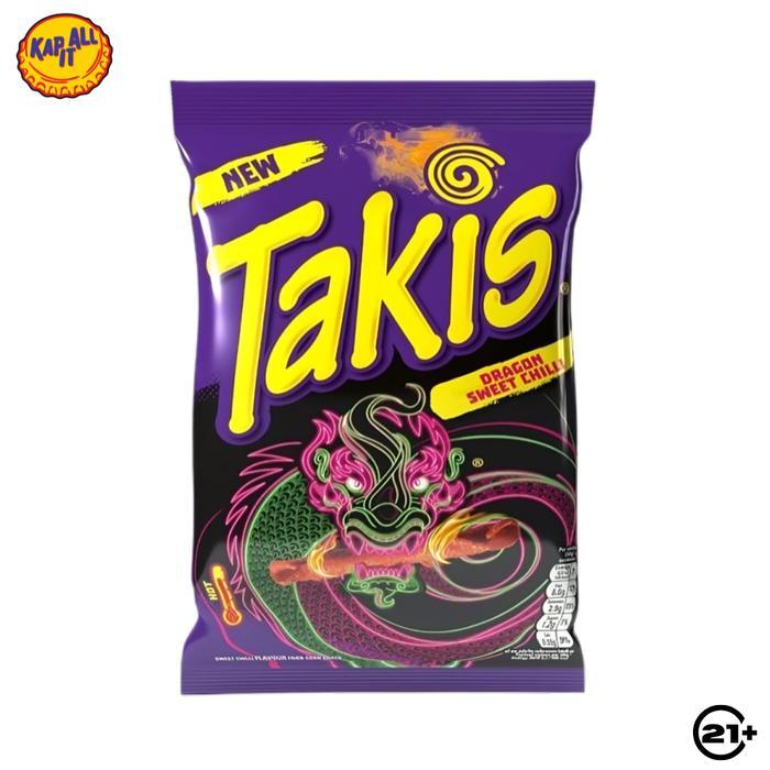 (ProAthlete Store) TAKIS DRAGON SWEET CHILLI 3.25 OZ - SNACK IMPOR USA