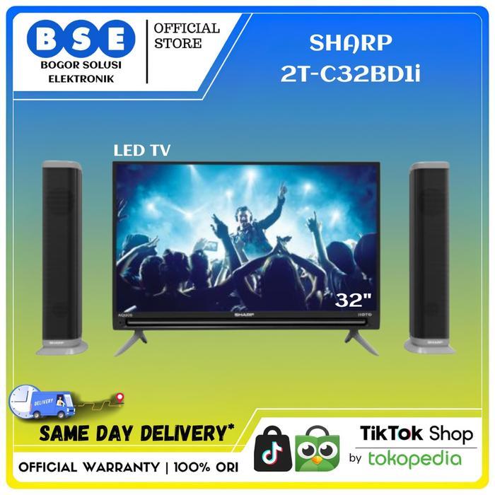 Sharp LED TV 32 Inch Speaker Tower 2T-C32BD1i-TG IIOTO 32 Inch Digital