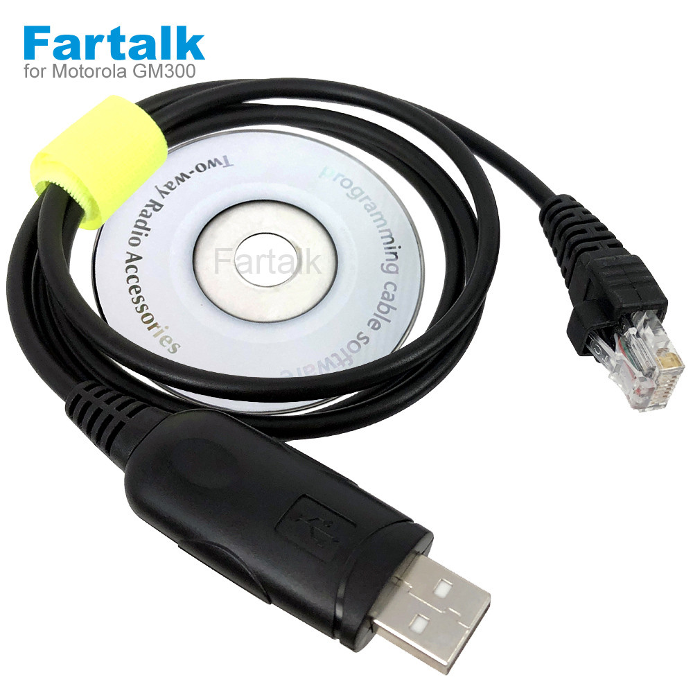 USB Programming Cable for Motorola GM300 GM3188 GM3688 CDM750 GM328 GM338 GM339 GM398 GM399 GM360 GM