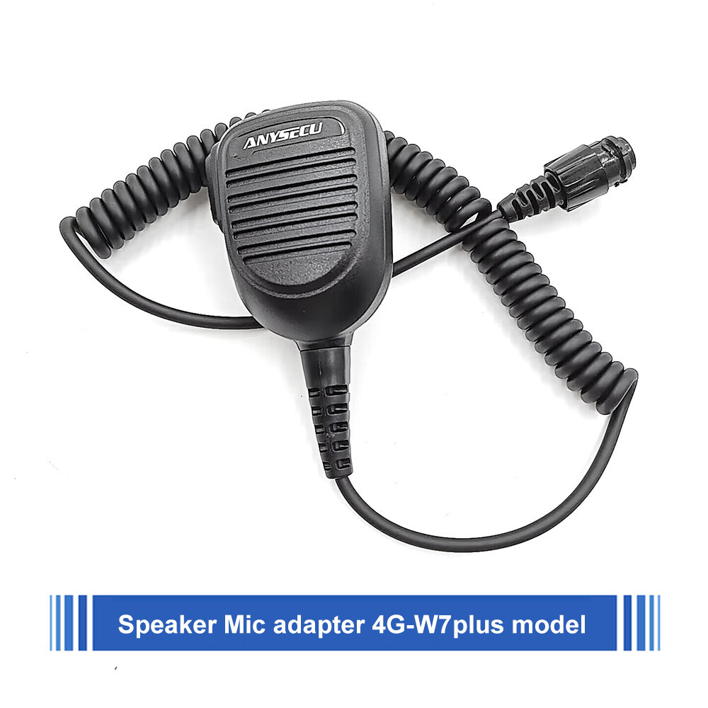 Anysecu W7plus 10Pin Microphone for Inrico TM-7PLUS 4G Network Rao