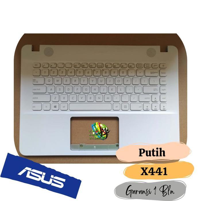 Keyboard Normal Frame LAPTOP ASUS X441 X441S X441N X441M X441U ORI - Putih