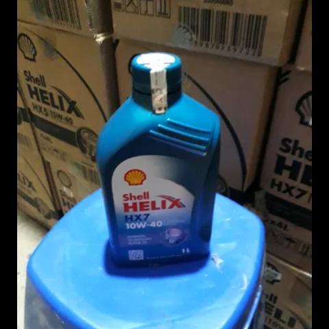 Oli shell hx7 10w-40 1 liter asli bermutu