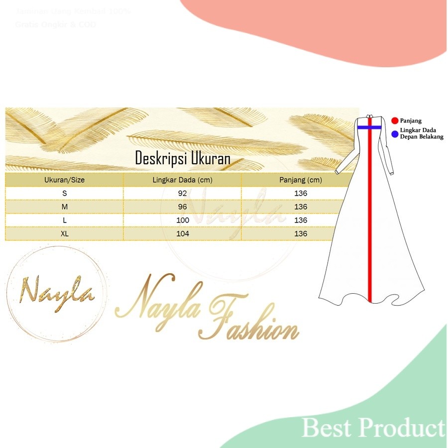 NAYLA - Zahra Dress Baju Gamis Putih Wanita Gamis Plisket Gamis Pesta Busana Muslim Brukat Lebaran U