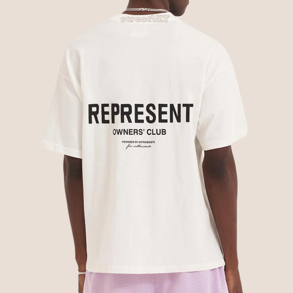 Represent UK Owners Club Flat White Tee Original