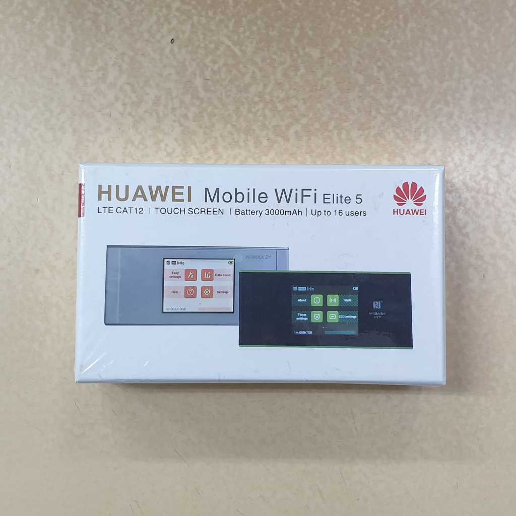 Huawei Modem 4G LTE WiFi Elite 5 W05 Portable Mifi Touchscreen CAT12