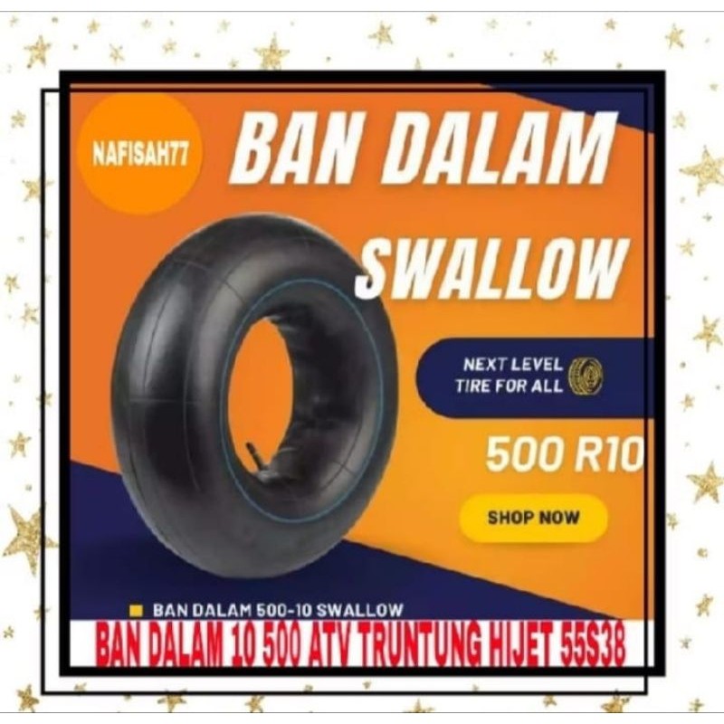 (ujung teknik) BAN DALAM RING 10-500 BAN DALAM TRUNTUNG BAN DALAM MOBIL JADUL