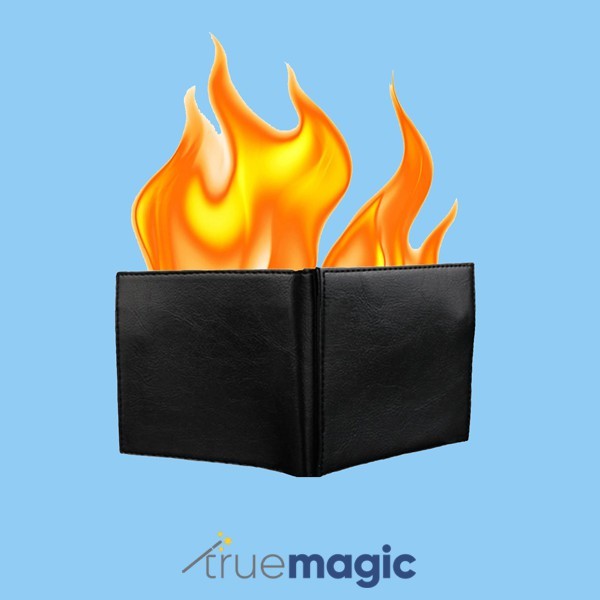 Dompet Api Fire Wallet (Alat Sulap, Dompet Sulap)