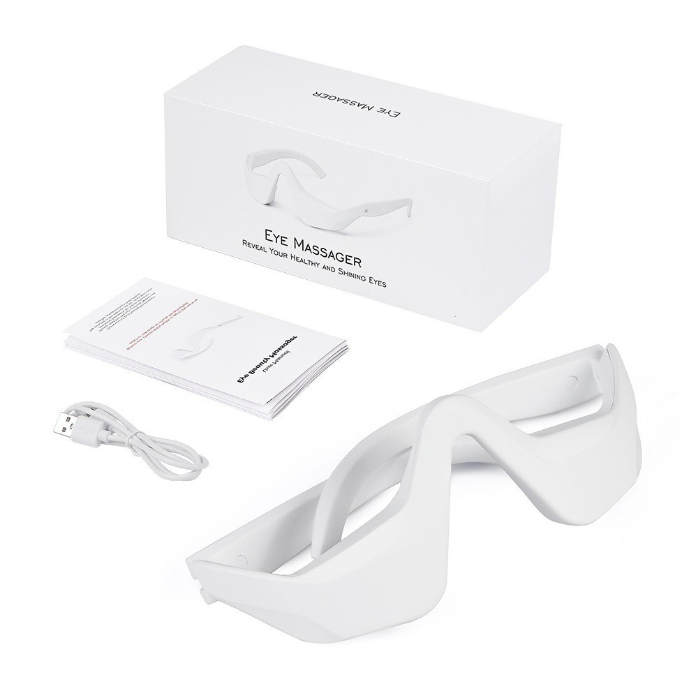 Red Light Eye Massager Micro-Current Electric Massager EMS Eye Relax Smooth Fine Line Anti-Aging Eye