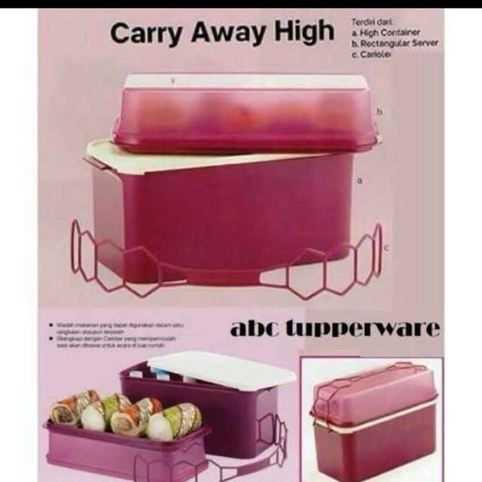 Kurnomisoft Carry away high Tupperware rantang jumbo - ungu