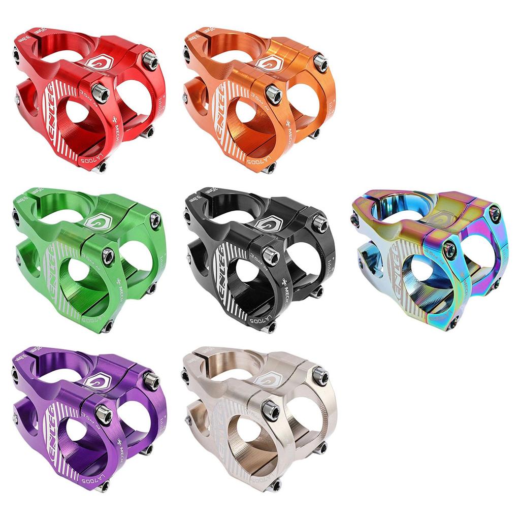 Stem Sepeda Premium 31.8mm, Stem Pendek untuk Stang Sepeda Gunung, Jalan Raya, dan Kebanyakan Akseso