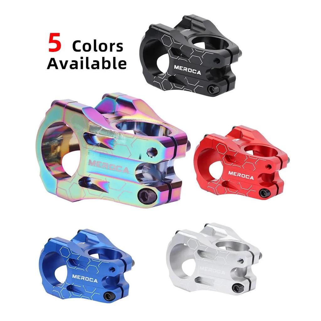 Stem MEROCA MTB 31.8x35mm, Stem Stang Pendek Kekuatan Tinggi, Aluminium Alloy, untuk Sepeda Balap Do