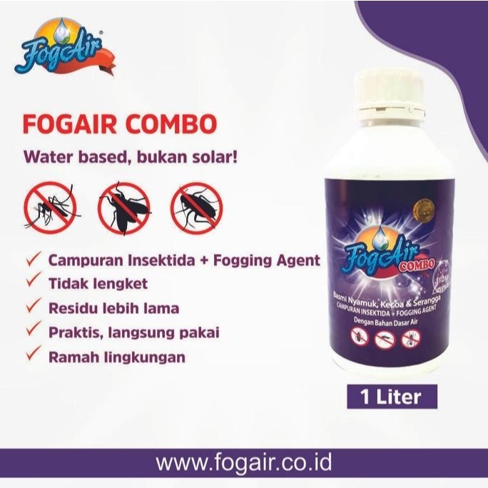 FOGAIR COMBO obat fogging bahan dasar air basmi kecoa semut nyamuk