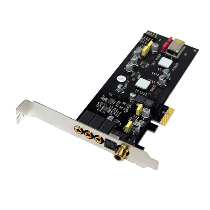 652F PCIe Sound Card 1624 Bit PCIE PC Sound Card SSS1700 Chip Sound Card with Low Profile Bracket Fo