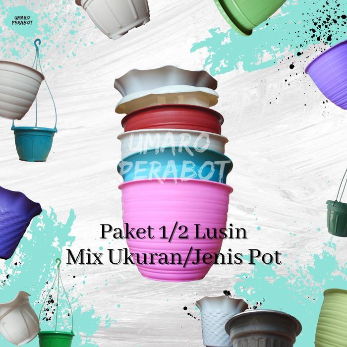 Paket Mix Pot 1/2 Lusin Umaro Perabot - -, -