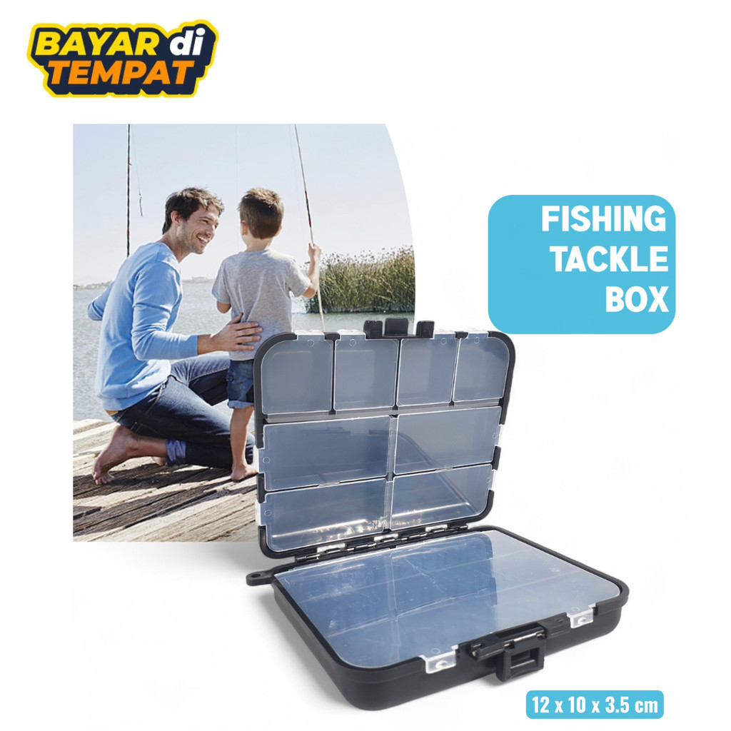 Tackle Box 11 Kompartemen Premium - Mudah Masuk Box Pancing Besar

