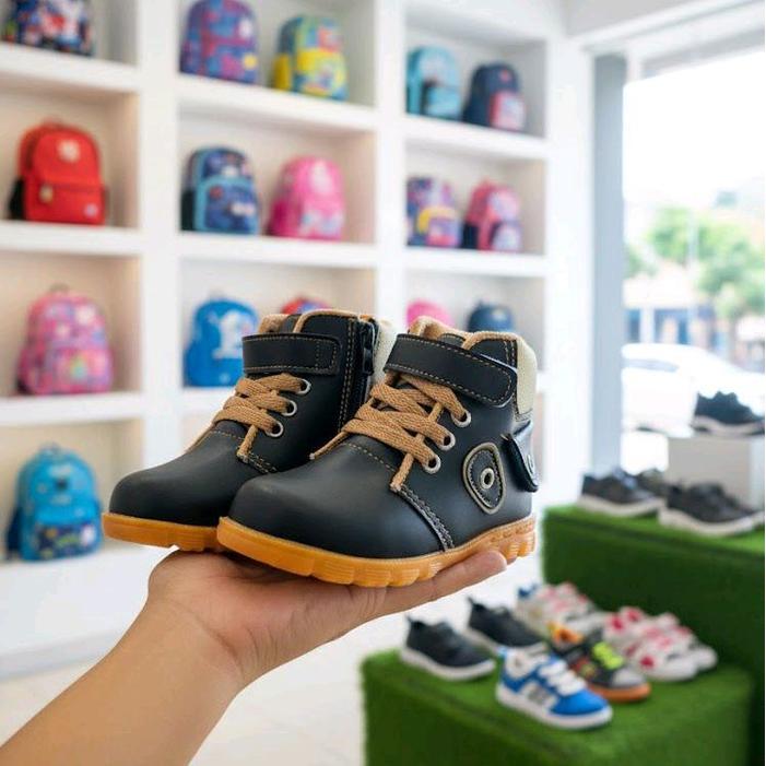 SEPATU BOOT ANAK LAKI LAKI PEREMPUAN USIA 1 2 3 4 5 6 TAHUN - TAN, 22