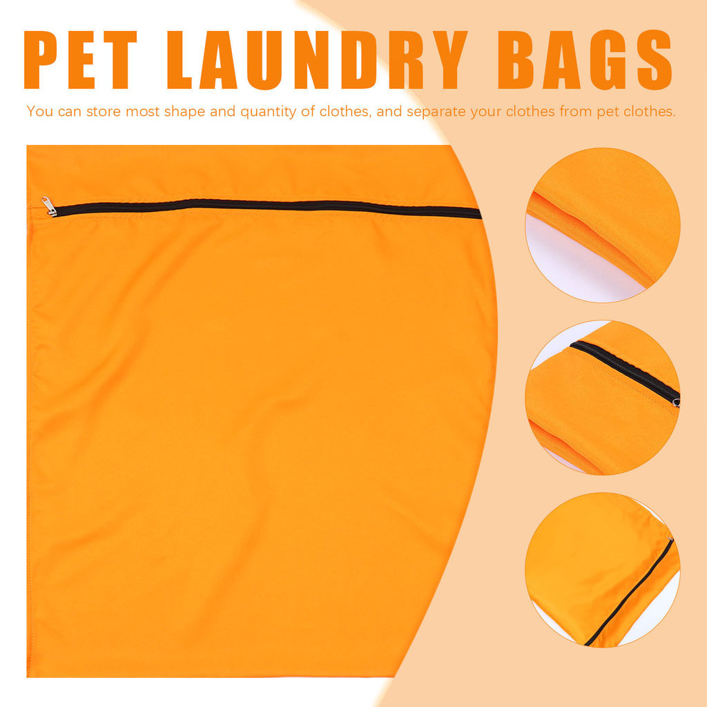 Heavy Duty Pet Laundry Bag Organizer Wide Opening for Home Travel Seasonal Clothing Storage Wash Bag