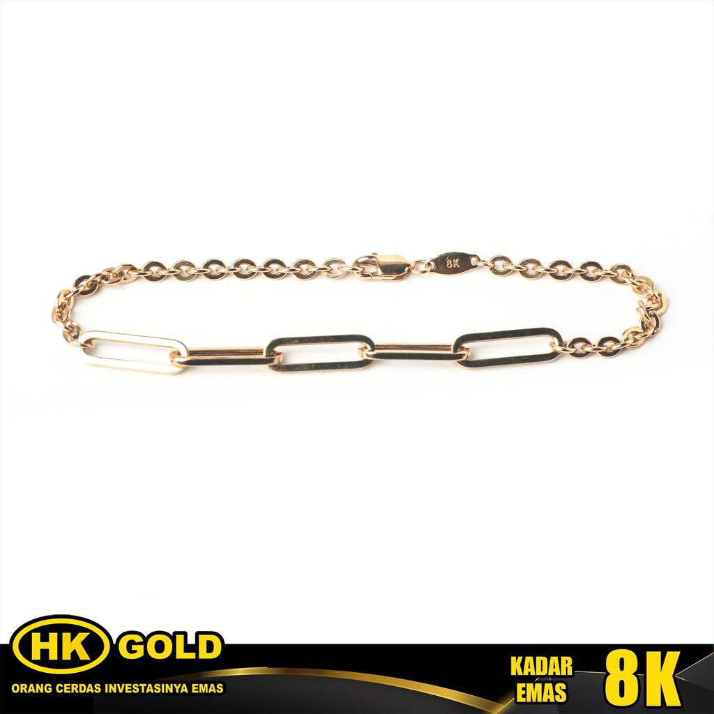 Gelang Emas 8K Bracelet Wanita Type 2255 HK GOLD
