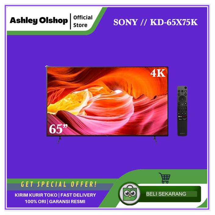 TV SONY 65 Inch X75K 4K ANDROID SONY BRAVIA 65X75K SONY KD-65X75K