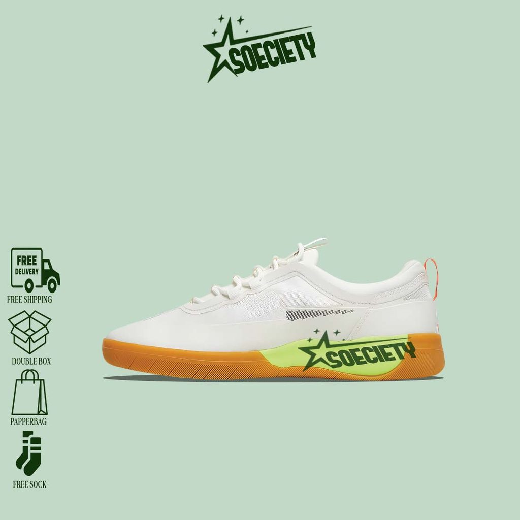 Sepatu Sneakers Nike SB Nyjah Free 2 Summit White Bright Crimson BNIB Unisex