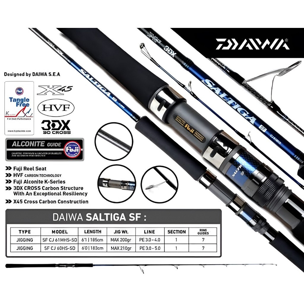 JORAN DAIWA SALTIGA SF CJ | LJ / ONE PIECE
