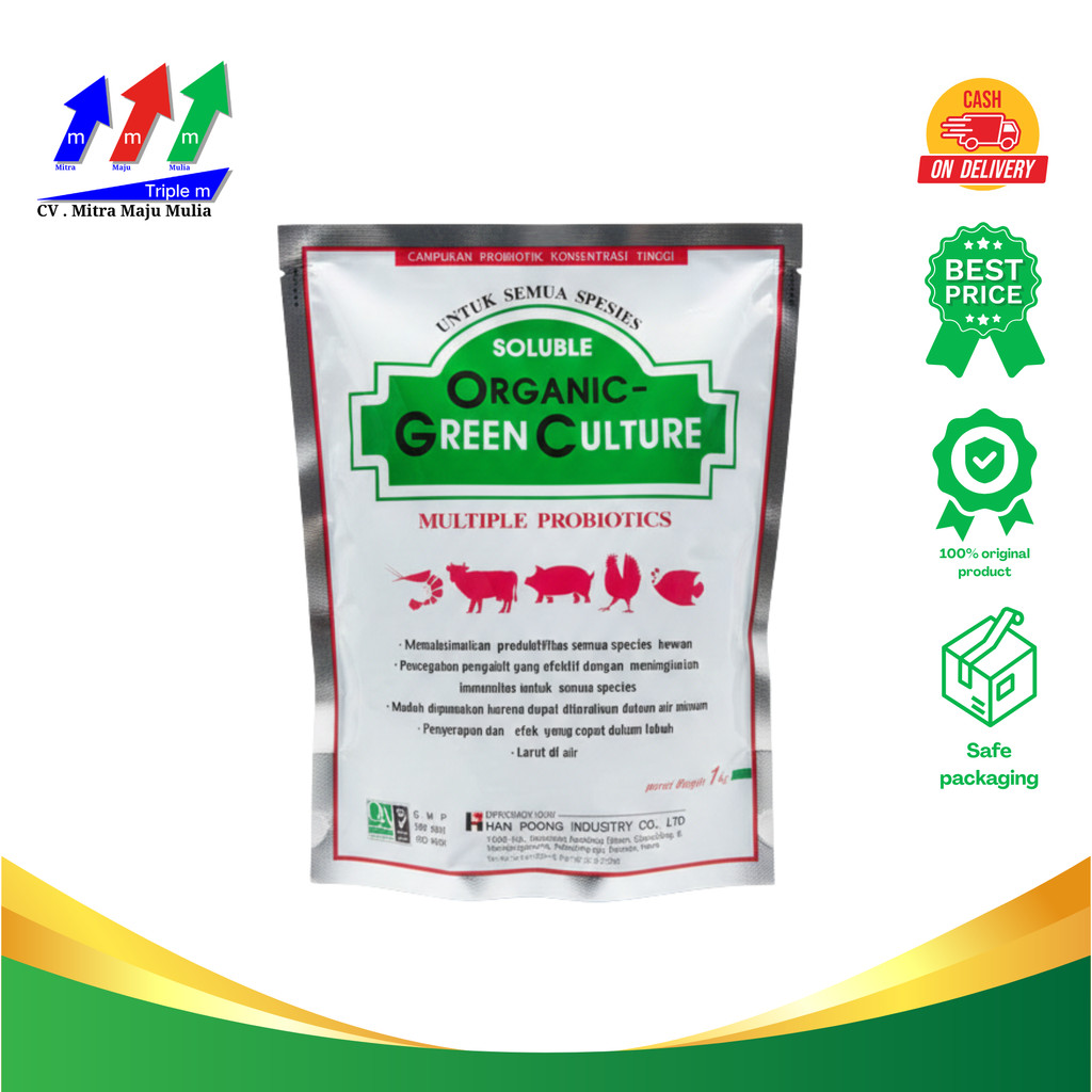 Organic Green Culture (OGC) Zs 1 KG 3M2 - Multiple Probiotics Campuran Probiotik Konsetrasi Tinggi U