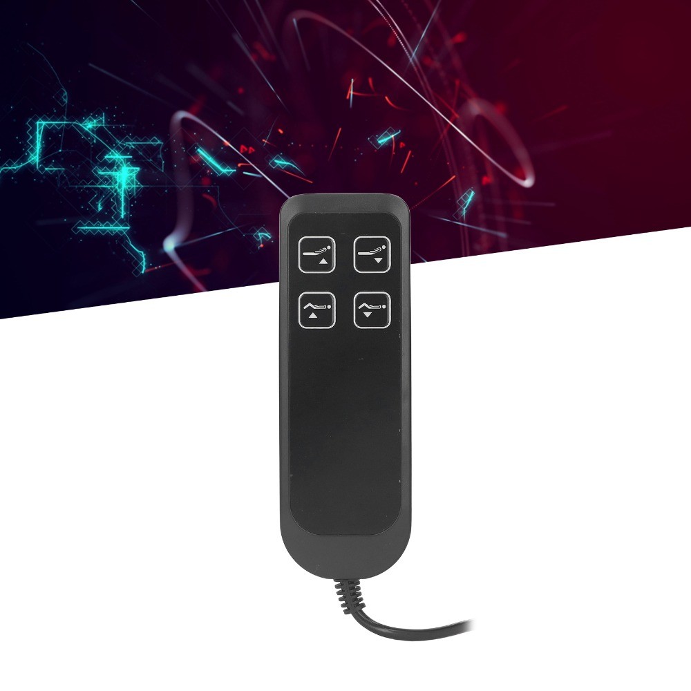 4 Button Electric Power Recliner Switch 5 Pin Plug Black Color Recliner Hand Remote Control Electric