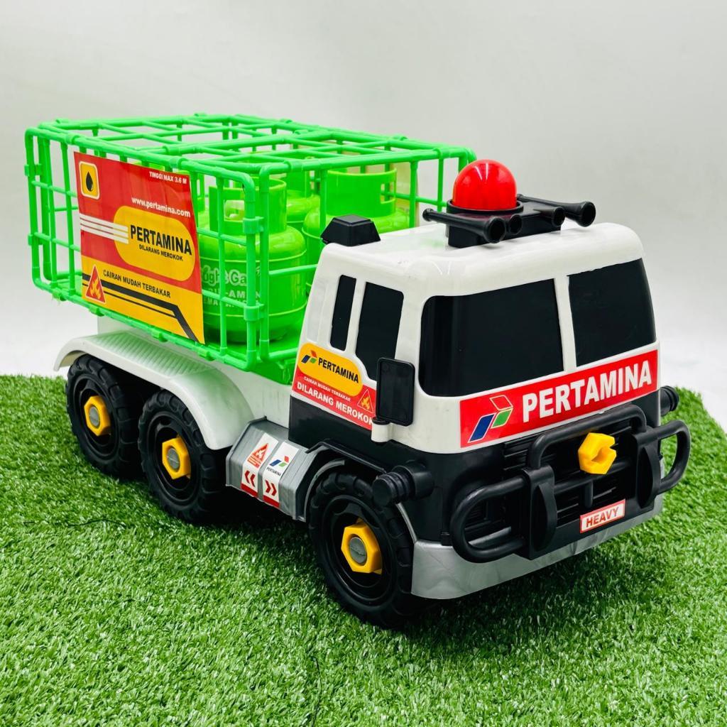 Venturo88 Mainan Mobil Truk Pertamina Gas Elpiji - Truck Besar