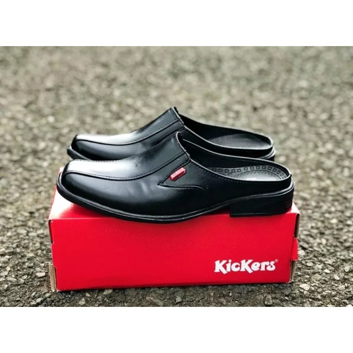 SEPATU SENDAL SLOP BUSTONG PRIA DEWASA  KEKINIAN/SEPATU SLOP/SEPATU KANTOR PRIA/Sandal Sepatu Pria B