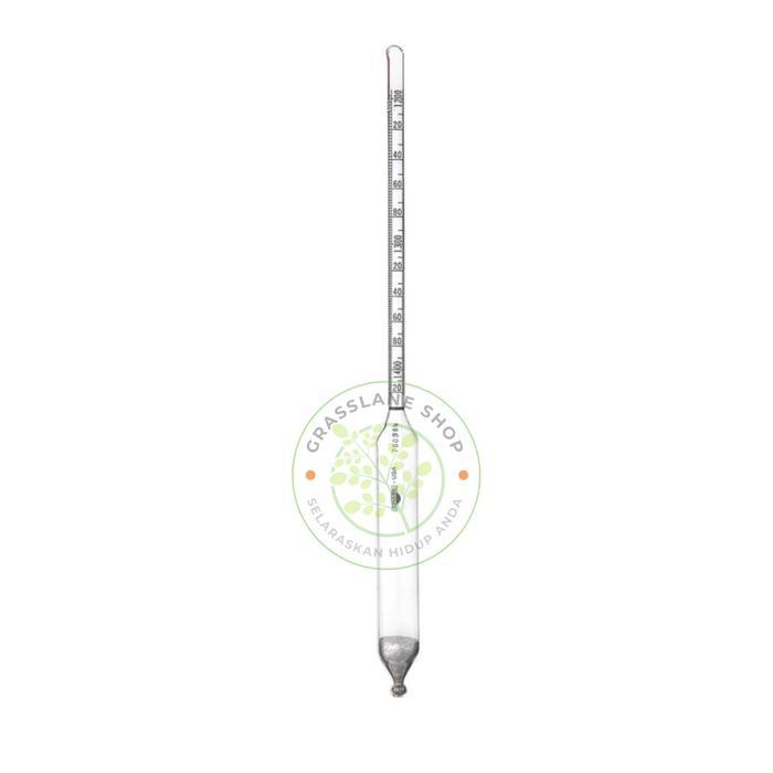 Bengkelku store Salinometer 0-35 Meter Garam Baume Hydrometer Salino