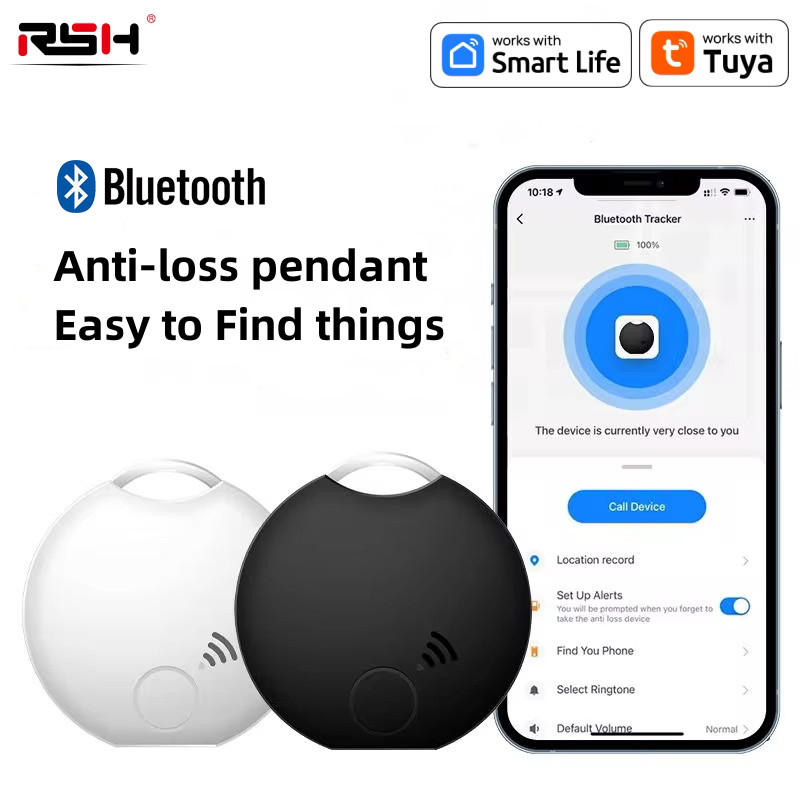 GPS Smart Anti Lost Alarm Wallet Keyfinder Smart Tag Bluetooth Compatible Tuya APP Smart Locator Key