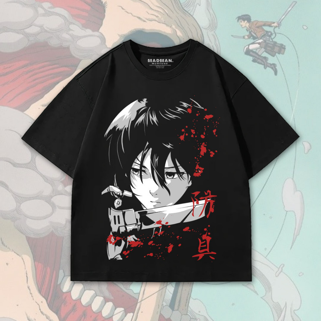 Kaos Anime ATTACK ON TITAN “MIKASA ACKERMAN”