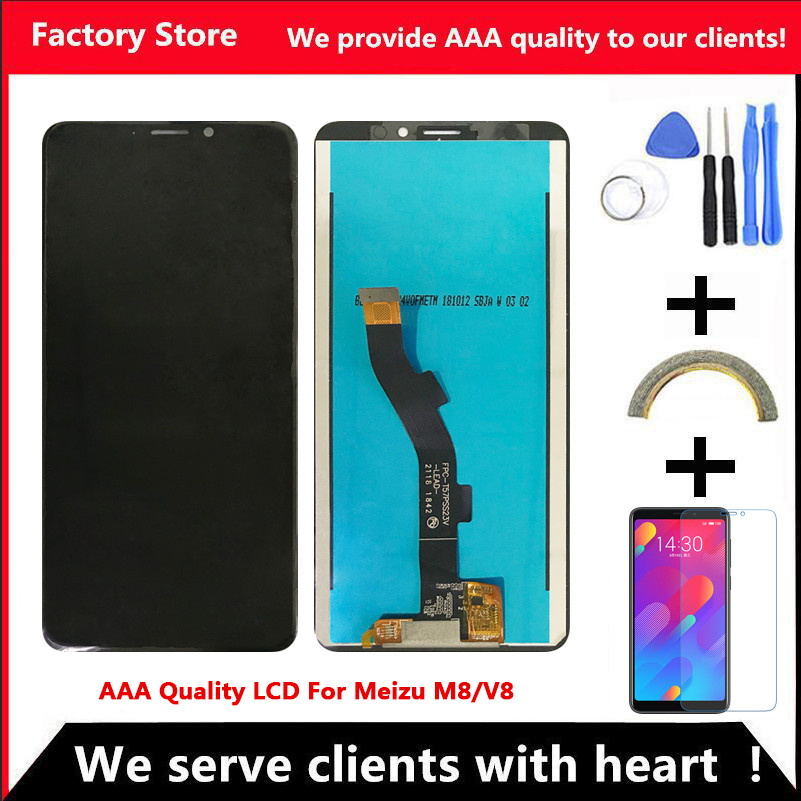 5.7 Ines AAA Quality LCD For MEIZU M8 Lcd With Frame splay Screen For MEIZU M8 Screen With Frame