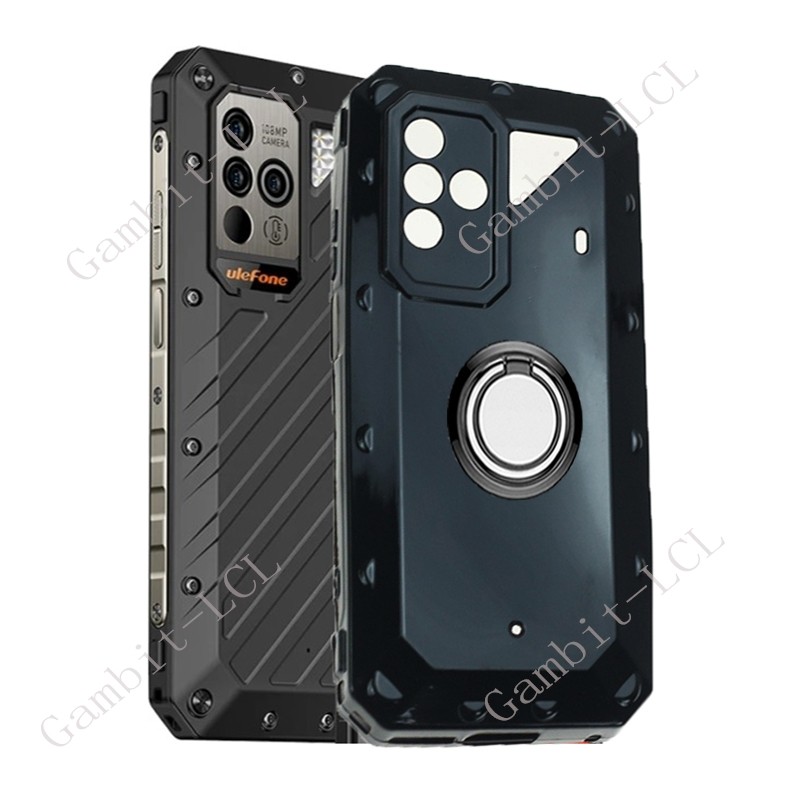 For Ulefone Power Armor 18 18T Ultra Armor 19T 19 Armor19 Back Ring Holder Bracket Phone Case Soft T