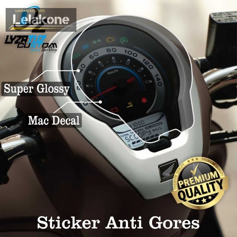 Stiker Antigores spidometer New Scoopy 2020 - 2024 Scoopy