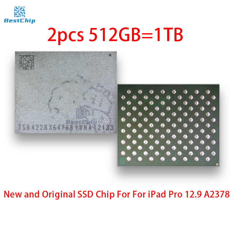 Untuk iPad Pro 12.9 A2378, upgrade memori SSD NAND 1TB M229