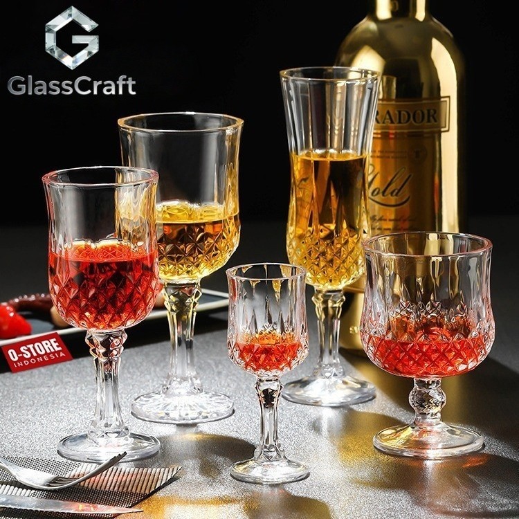 Gelas Wine Kaca Gelas Kaca Flute Gelas Bir Souvenir Mug Cangkir