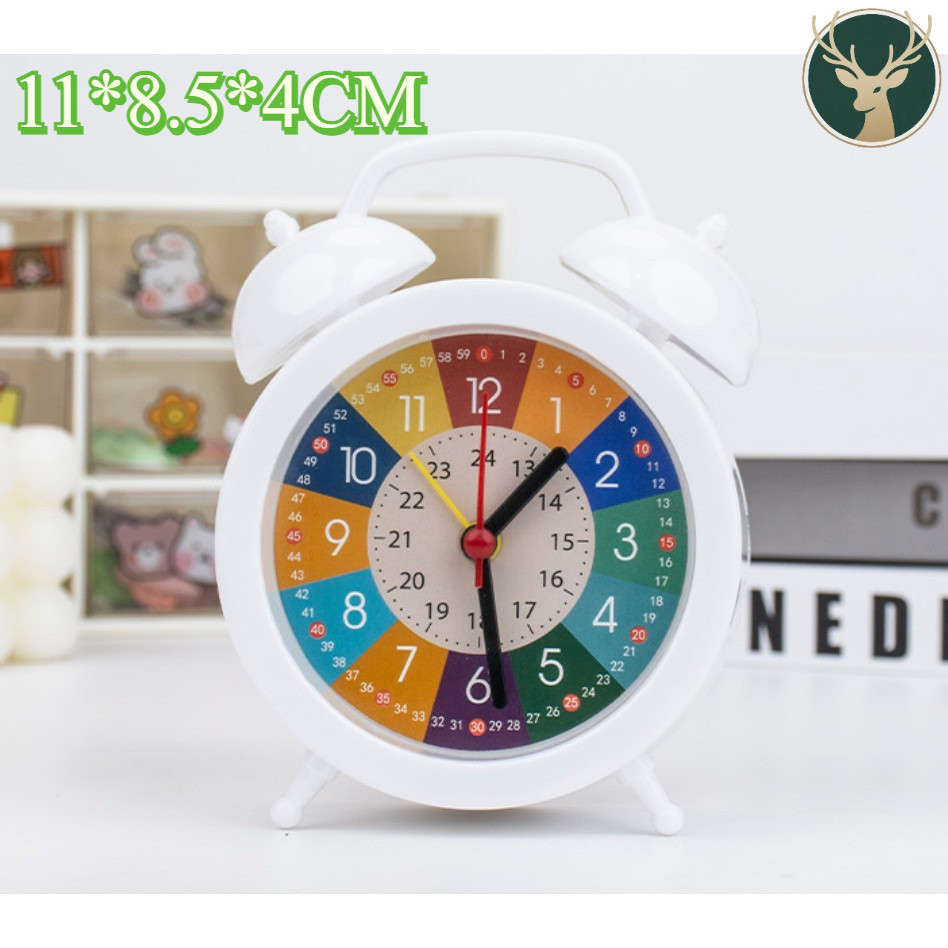 Jam Weker / Jam Alarm Clock Anak/ Silent Classic Jam Weker Alarm/ Anak Karakter Alarm Clock for Stud