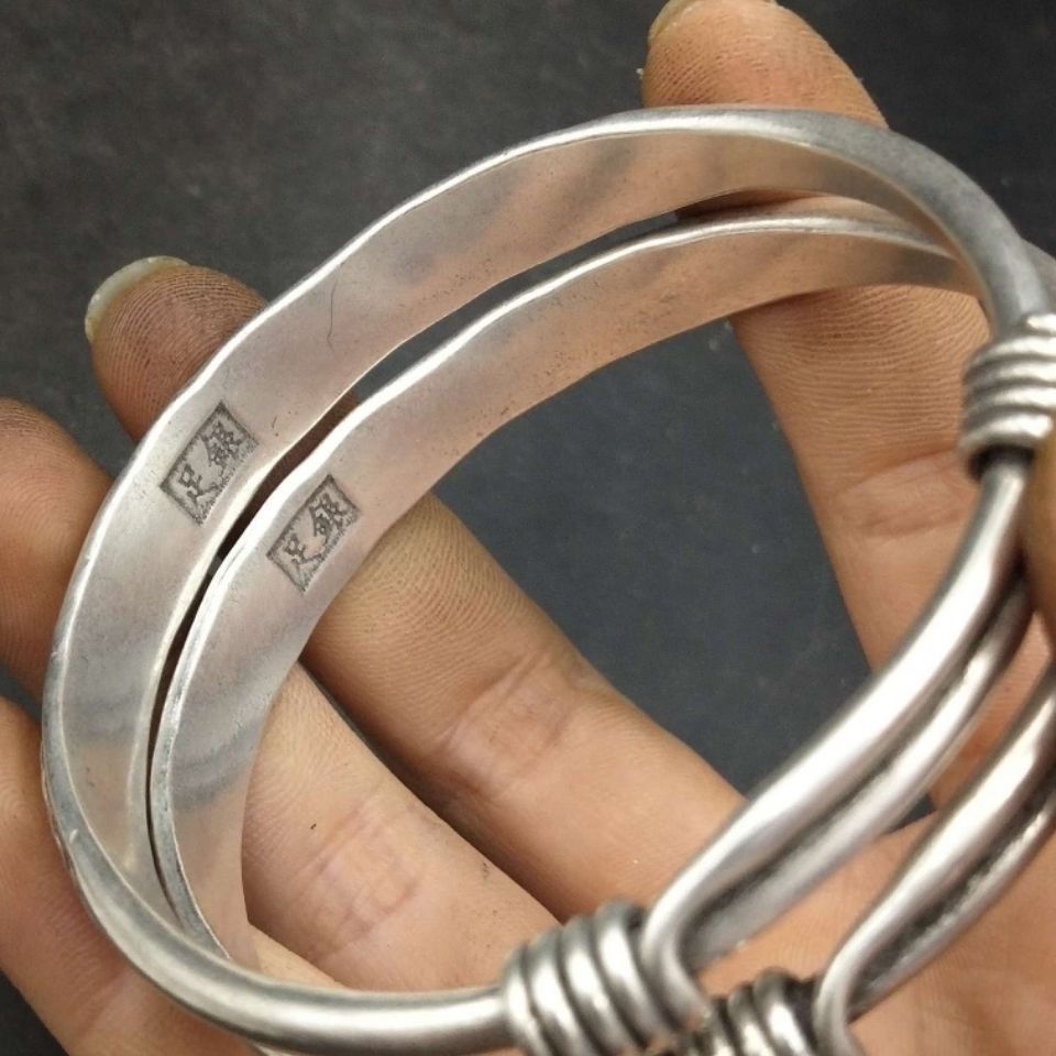 Gelang Perak Tua Pisces Perhiasan Perak 925 Gelang Perak Perak Wanita